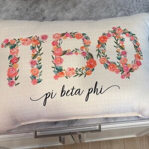 Pi Beta Phi Sorority Decorative Pillow